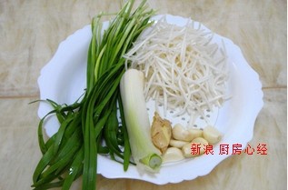 肉皮炒豆芽