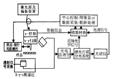 圖1 近場光學顯微鏡結構