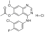 4-（3-氯-4-氟苯基氨基）-7-甲氧基喹唑啉-6-基乙酸酯鹽酸鹽