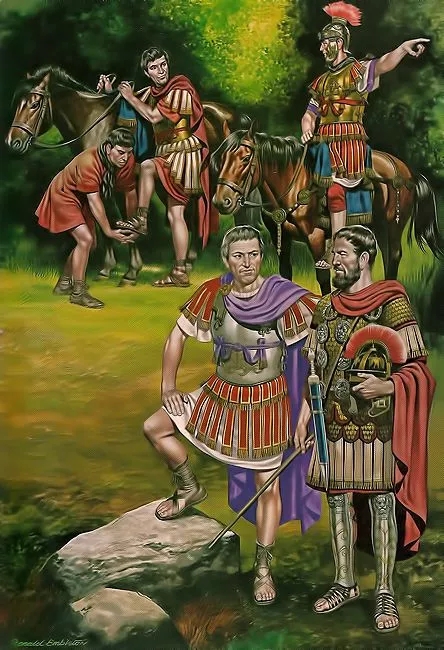 羅馬人在失去勝利希望後 只能且戰且退