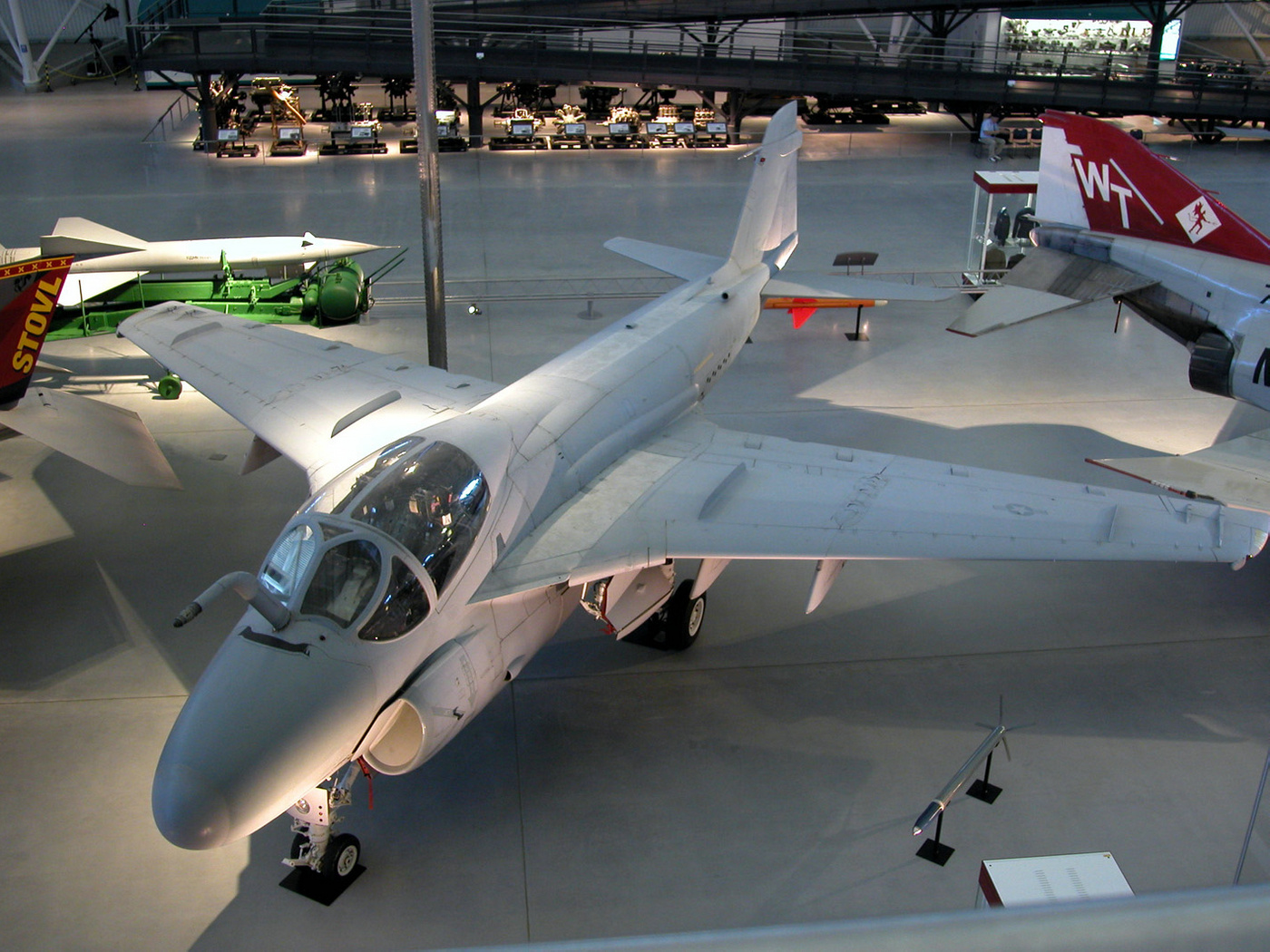 美國航空航天博物館展出的A-6E攻擊機
