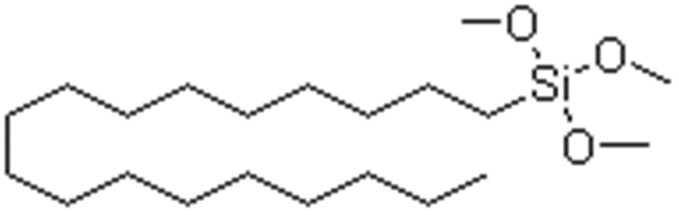 十八烷基三甲氧基矽烷分子結構式