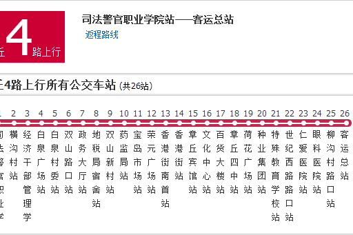 濟南公交章丘4路