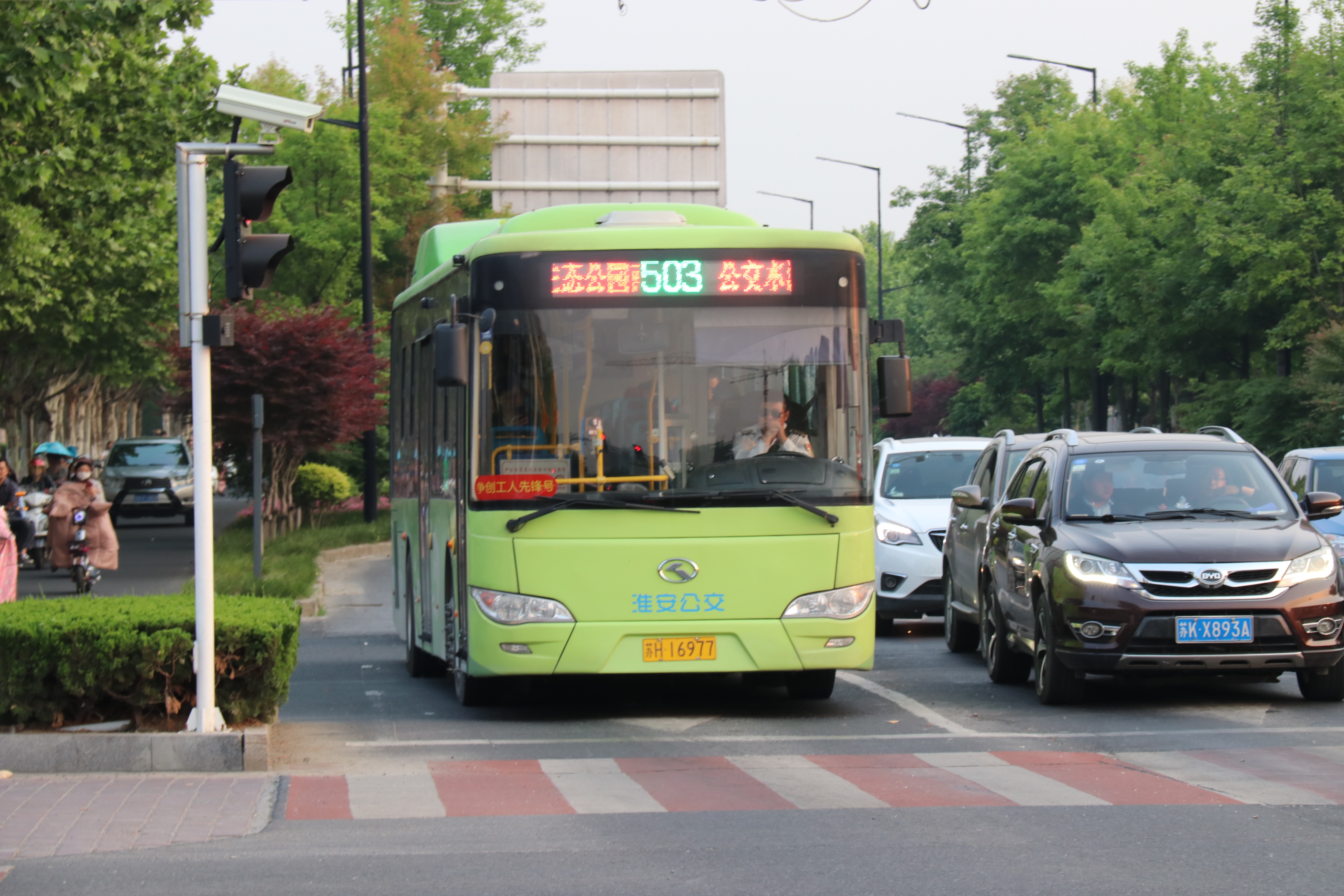 淮安公交503路公車