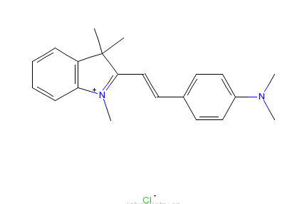 2-[2-[4-（二甲氨基）苯基]乙烯基]-1,3,3-三甲基-3H-吲哚翁氯化物