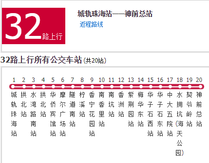 珠海公交32路