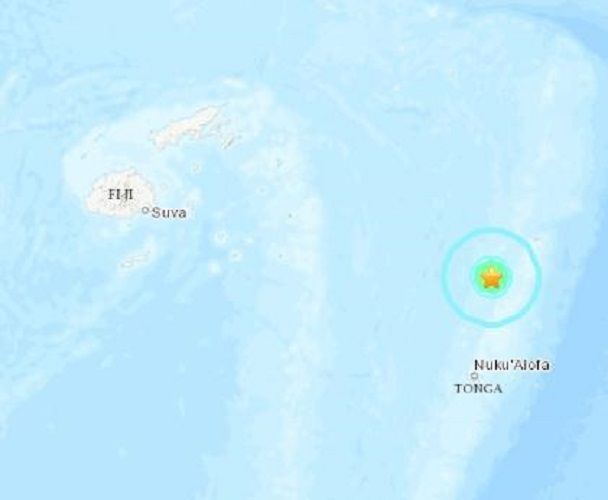 8·5湯加群島地震