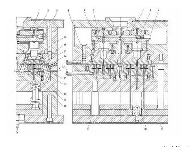 模具結構圖