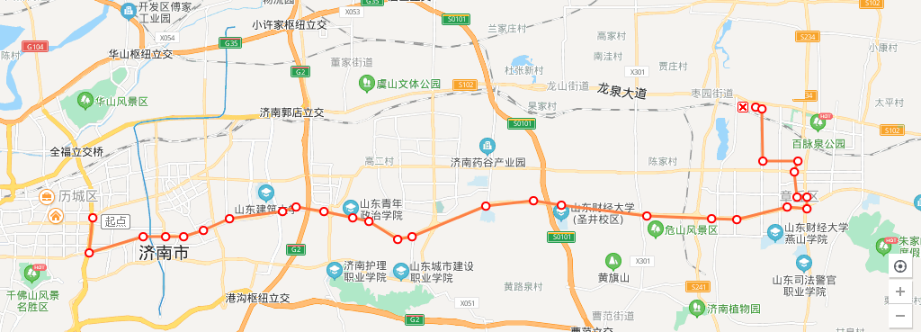 濟南城際公交BRT971路