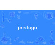 privilege(英語單詞)