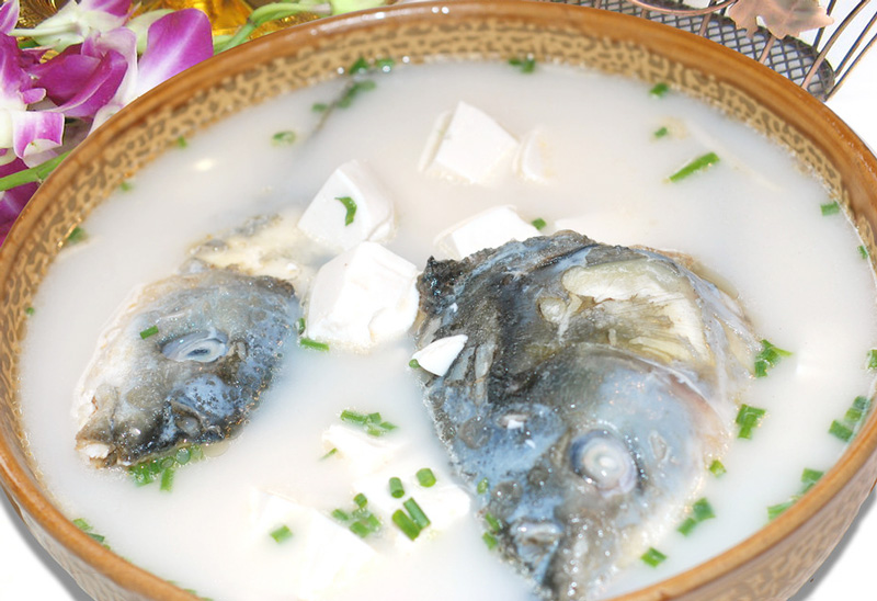 生菜豆腐魚片湯