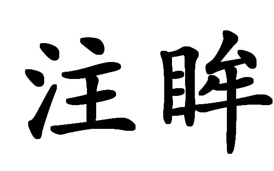 注眸