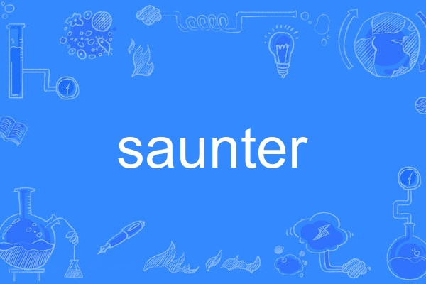 saunter