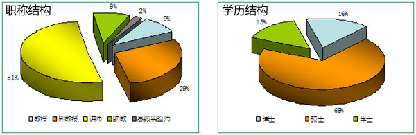 師資職稱與學歷結構