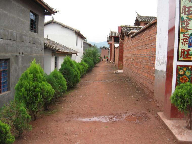 彝鄒村村內道路