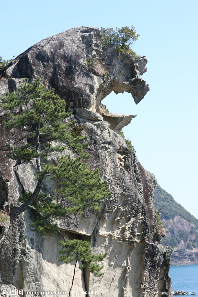 獅子岩圖