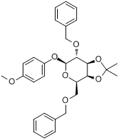 4-甲氧苯基2,6-二-O-苄基-3,4-O-異亞丙基-β-D-吡喃半乳糖苷