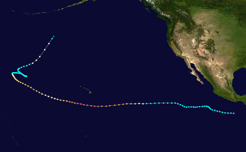 颶風約翰(1994年維持時間和路徑最長的熱帶氣旋)
