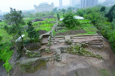 漢東城遺址--東側城牆北段