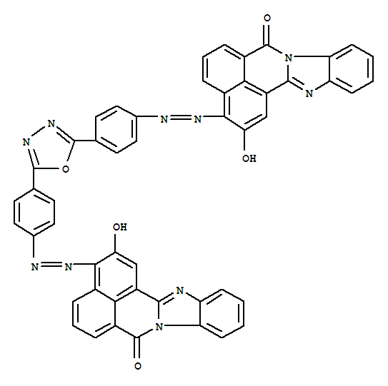 3,3\x27-[1,3,4-惡二唑-2,5-二基二（4,1-亞苯基偶氮）]二[2-羥基]-7H-苯並咪唑並[2,1-A]苯並[DE]異喹啉-7-酮