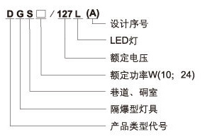 DGS10/127(A)礦用隔爆型LED巷道燈