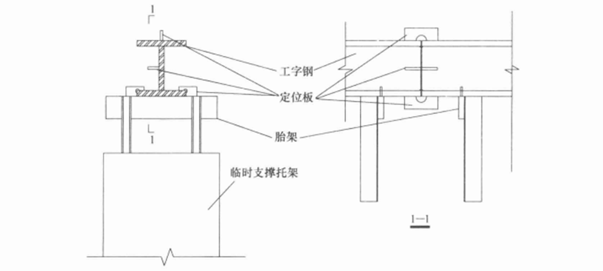 大跨度曲線型懸垂鋼樑及預應力斜拉索安裝工法