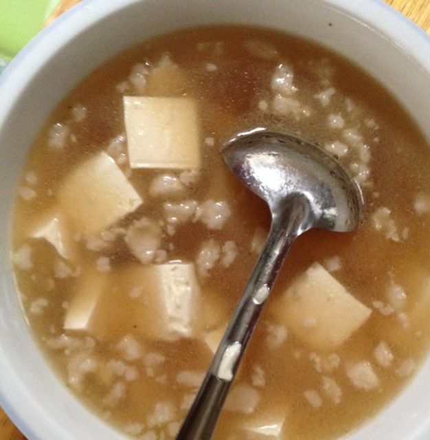 豆腐肉湯