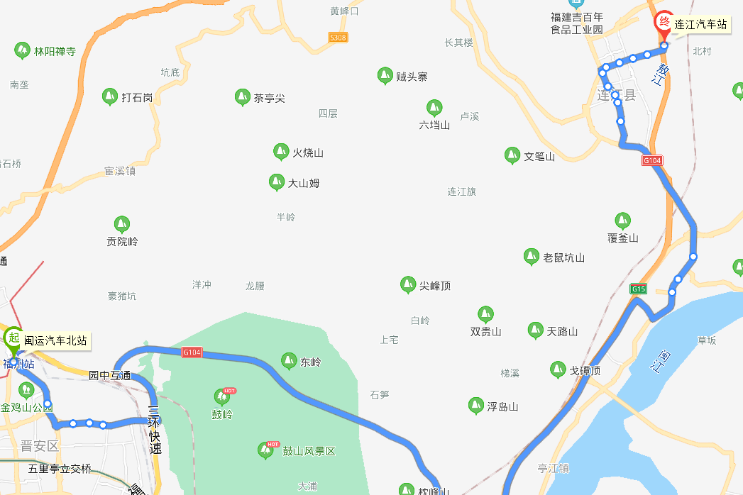 福州公交383路快線