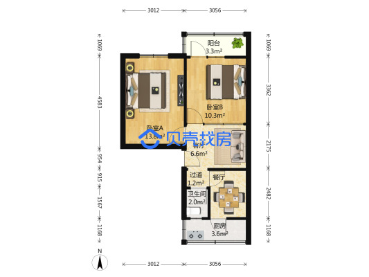 致民東路10號戶型圖