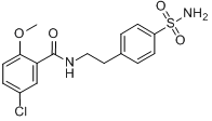 4-[2-（5-氯-2-甲氧基苯甲醯氨基）乙基]苯磺醯胺