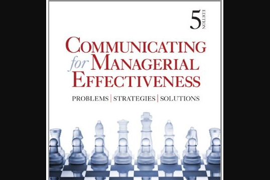 Communicating for Managerial Effectiveness