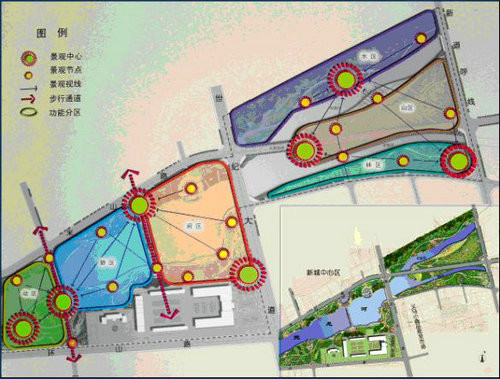 抱龍河公園功能規劃圖