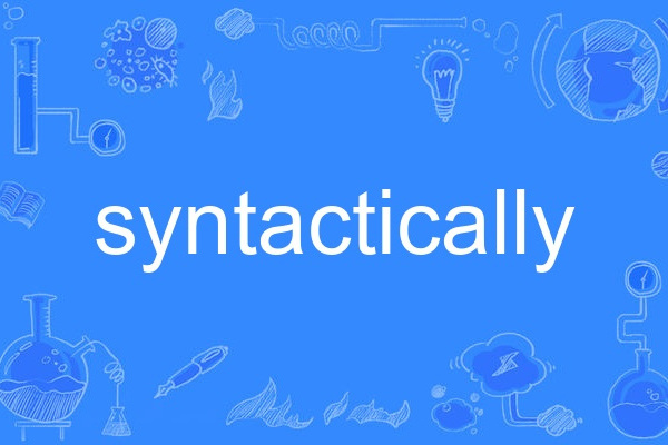 syntactically