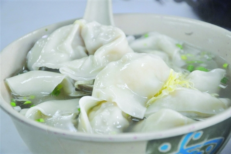 扇貝餛飩麵湯