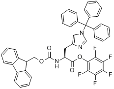 N-Fmoc-N\x27-三苯甲基-L-組氨酸五氟苯基酯