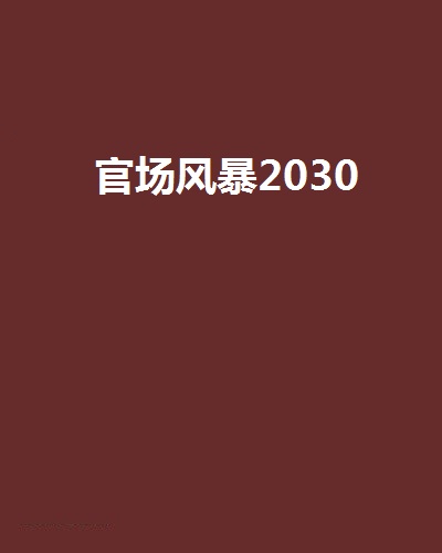 官場風暴2030