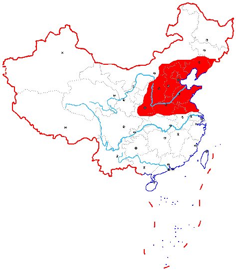 鳥嘴壺夜蛾(圖4)——分布圖