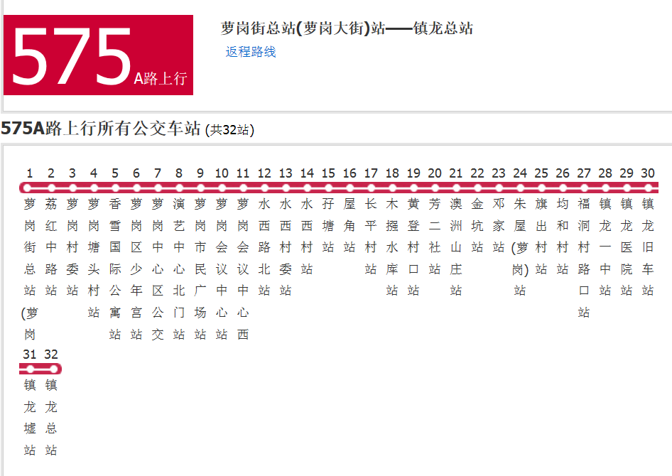 廣州公交575A路