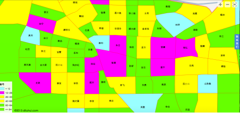 業務區劃地圖：自定義業務範圍不受區劃限制