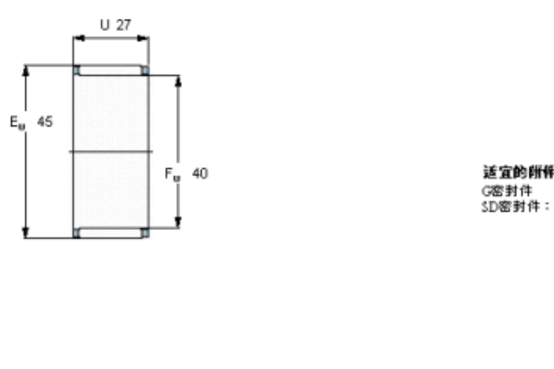 SKF K40x45x27軸承