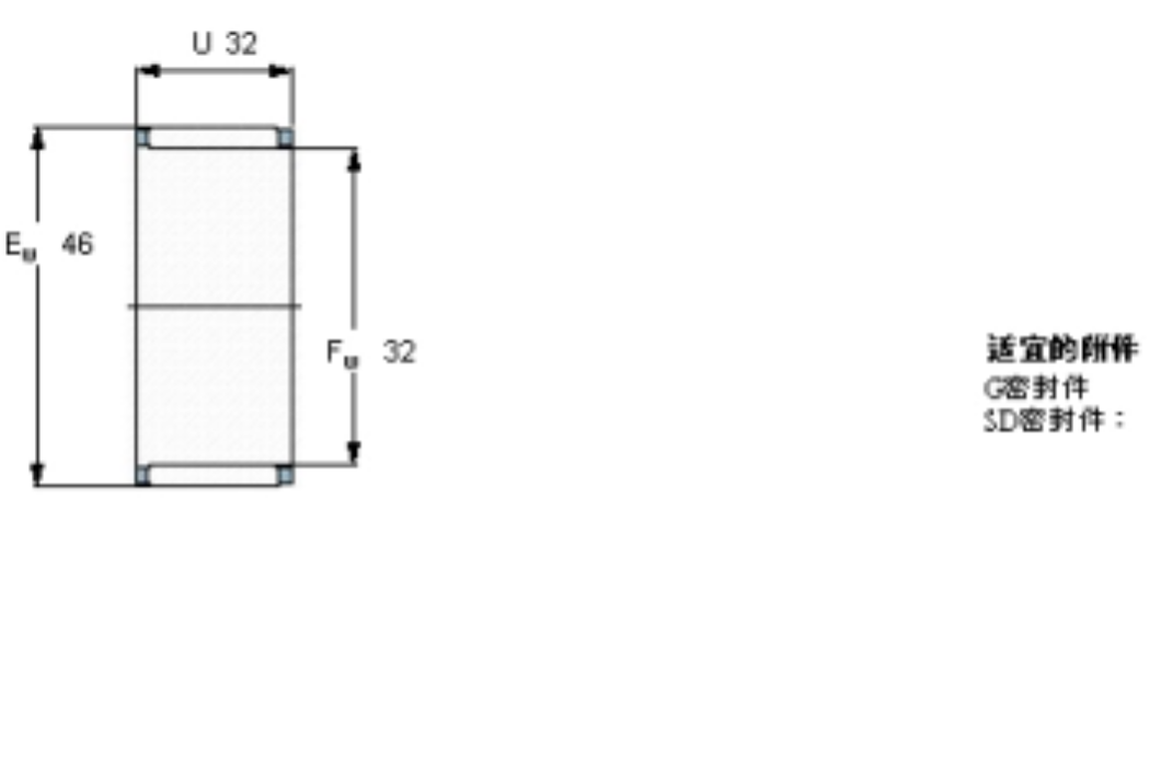 SKF K32x46x32軸承