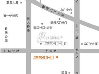 光華路SOHO位置圖