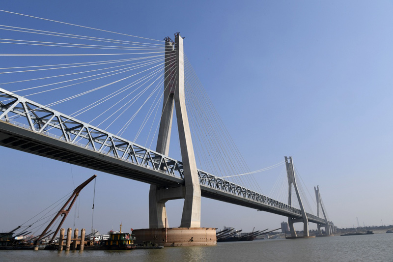 蒙華鐵路洞庭湖大橋