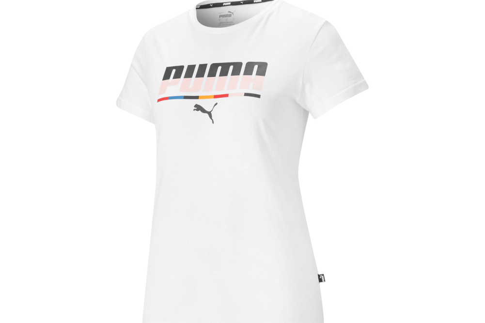 PUMA MULTICOLOURED TEE女子短袖T恤