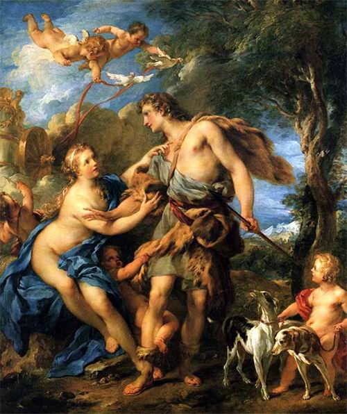 “維納斯和阿多尼斯”是個古老的神話故事