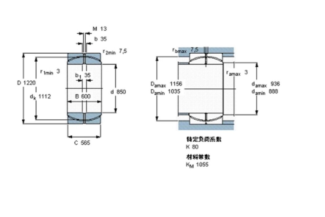 SKF GEP850FS軸承