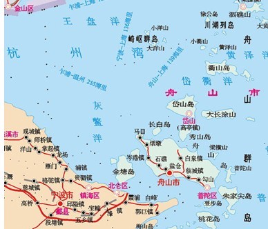 浙江省舟山市火山列島