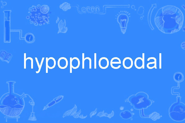 hypophloeodal