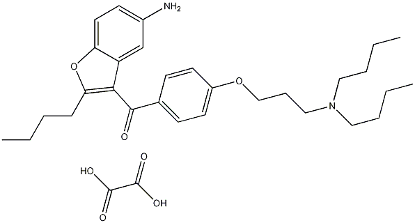（5-氨基-2-丁基-3-苯並呋喃基）[4-[3-（二丁基氨基）丙氧基]苯基]甲酮二草酸鹽