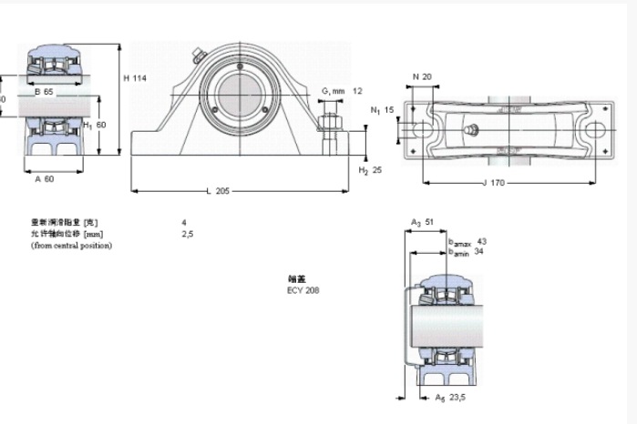 SKF SYNT40L軸承